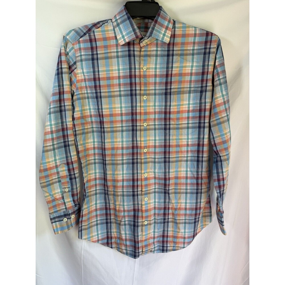 Peter Millar Men's Long Sleeve Button-Up Shirt Size Medium